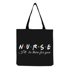 Nurse Nursing Pride Linen Tote Bag Nurse I'll Be There for You Friends